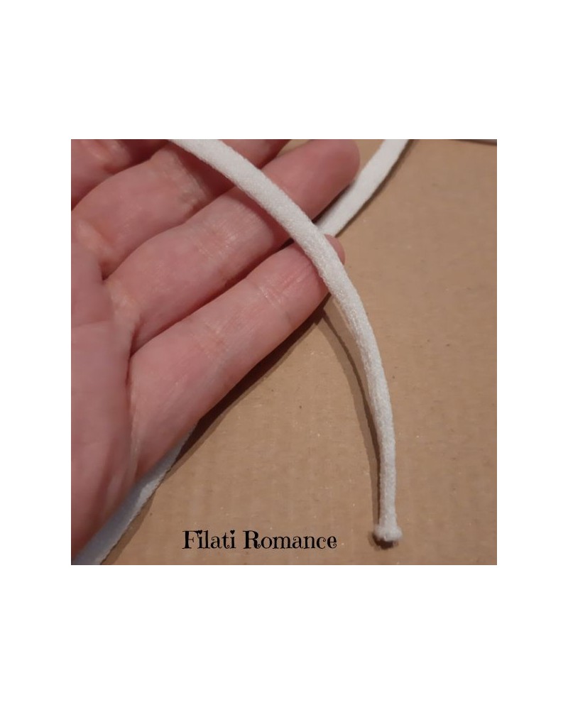 6 mm nero Cordoncino elastico per cucito lavoro a maglia fai da te creazione di maschere Cordoncino elastico piatto per maschere Jo & Chel 6 mm 1/4 100 yards vestiti 