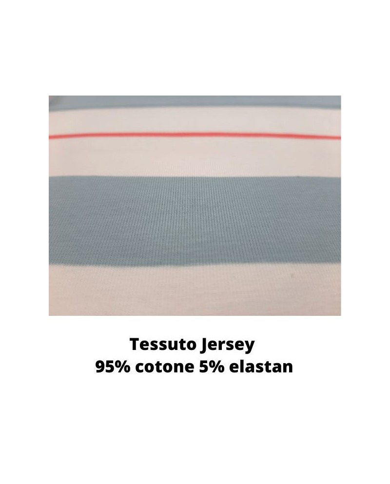 Tessuto in Jersey Surfing Coord Stripe