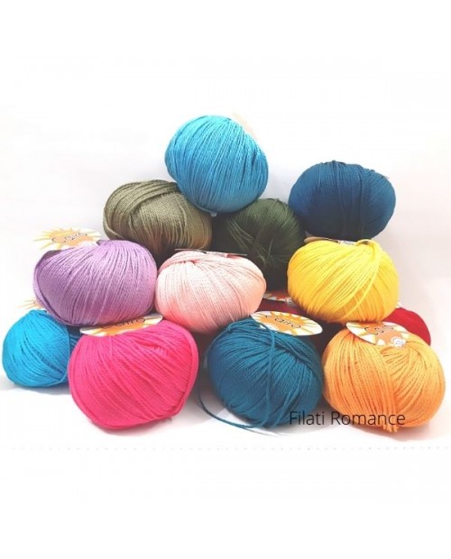 Cairo Miss Tricot Filati - gomitolo da 100g in 100% cotone