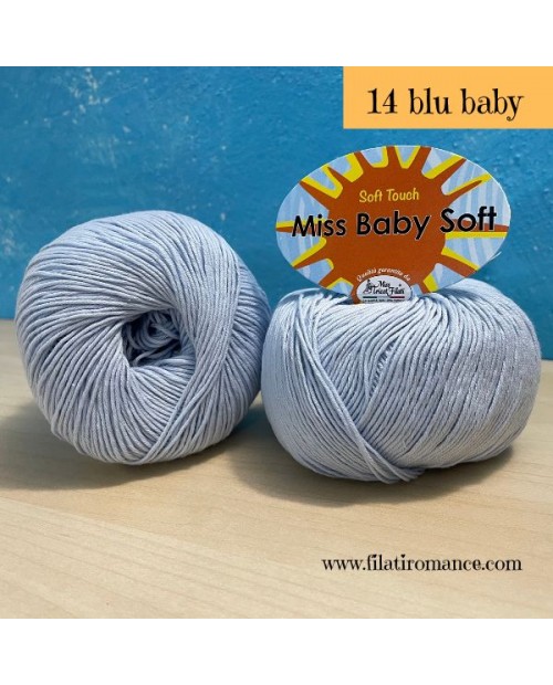 Miss Baby Soft di Miss Tricot Filati - 100% cotone qualità soft