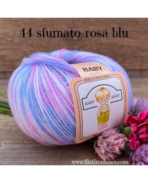 Baby Print di Silke, 100% pura lana merino fine superwash