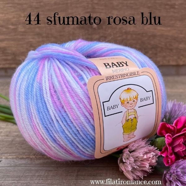 Baby Print di Silke, 100% pura lana merino fine superwash - FILATI ROMANCE  DI DAVI' LISA