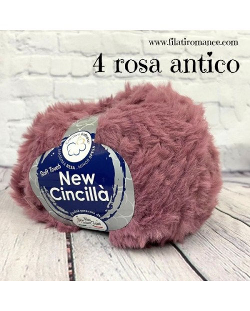 New Cincillà di Miss tricot Filati: effetto pelliccia tinta unita