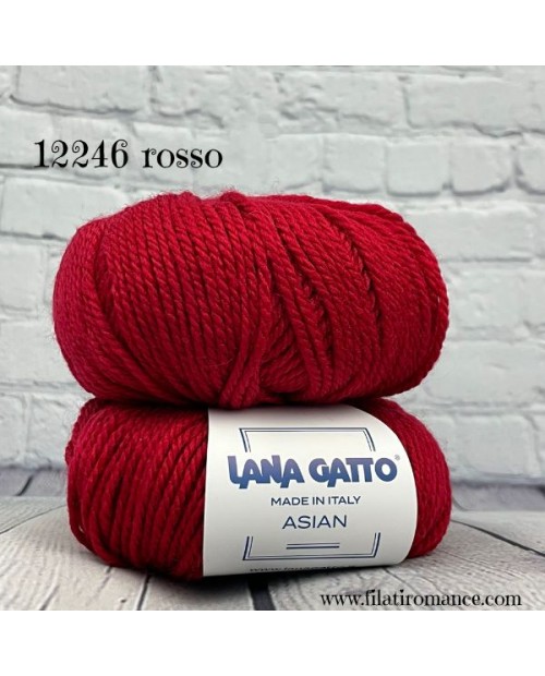 Asian di Lana Gatto 70 lana vergine 30 acrilico