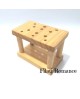Porta uncinetti in legno - Organizzer da tavolo