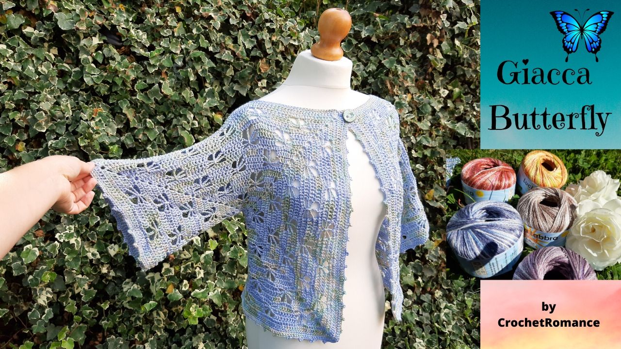 Giacca uncinetto Butterfly