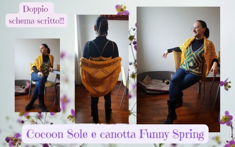 Cocoon Sole e canotta Funny Spring: progetti di Valentina Gambi